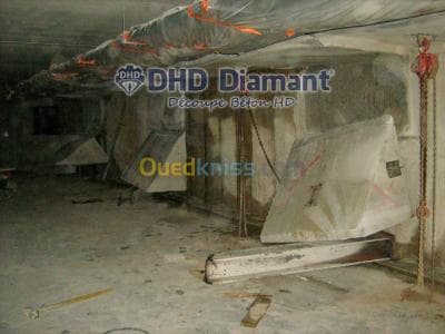 Sciage de béton armé au Câble/Algérie