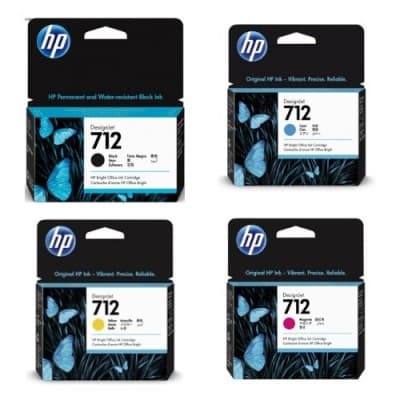 PACK CARTOUCHE HP 712 T210/230/250/630/650 ORG