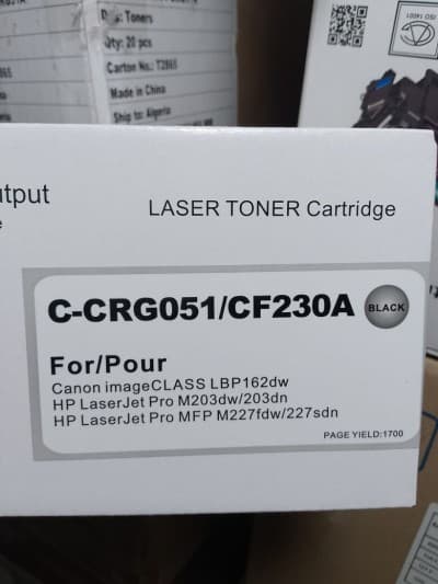 Toner CANON 051_CF230A M203_220_227_LBP 160_162