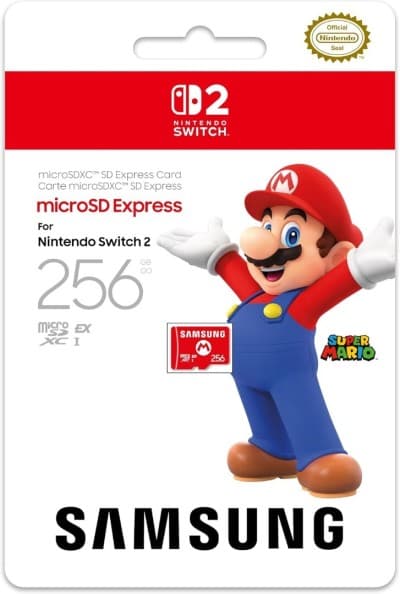 CARTE MEMOIRE SAMSUNG NINTENDO SWITCH 2 256GB