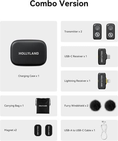MICROPHONE HOLLYLAND LARK A1 COMBO