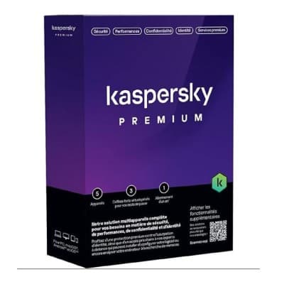 Kaspersky Premium 5 poste Abonnement 1 Année