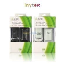 COMBO DE 2 BATTERIE AVEC CHARGEUR POUR MANETTE XBOX 360