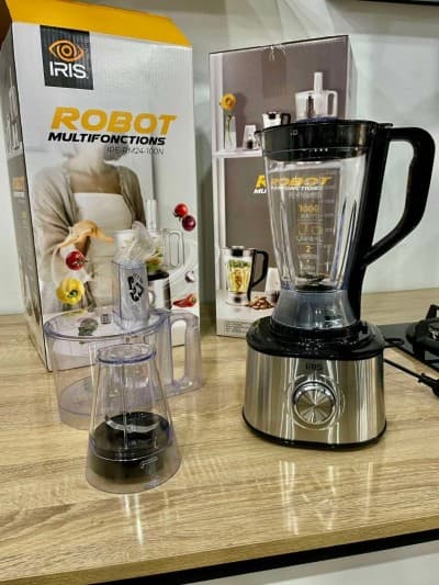 ROBOT MULTIFONCTIONS IRIS IPE-RM24-100N 1000W 2.4L/1.5L