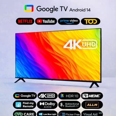 TV IRIS 50" G5020 GOOGLE TV 4K UHD SMART ANDROID 14 55 POUCES