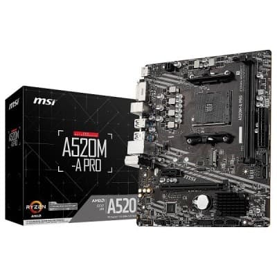 Carte Mère MSI A520M-A PRO (AMD)