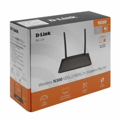 Modem Router D Link DSL 224 N300 VDSL2 ADSL2
