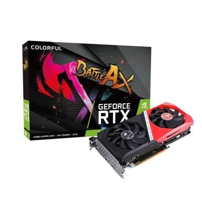 RTX 3060 12GO GDDR6 COLORFUL BATTLE AX DUO BLACK