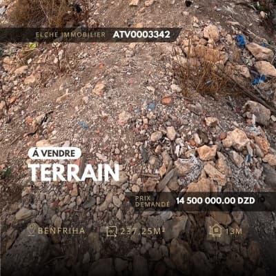 Vente Terrain Oran Ben freha