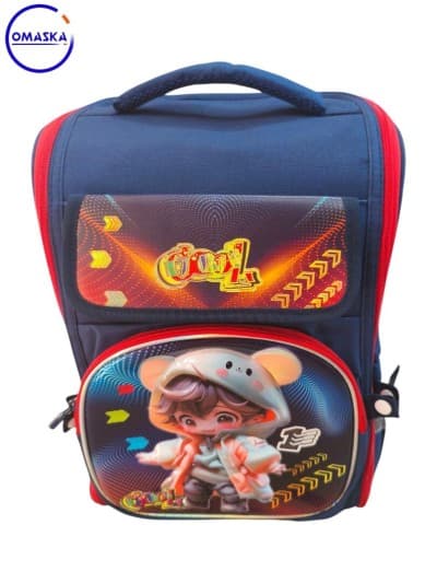 Sac À Dos Orthopédique Pliable en Oxford avec interface 3D pour Enfants Primaire