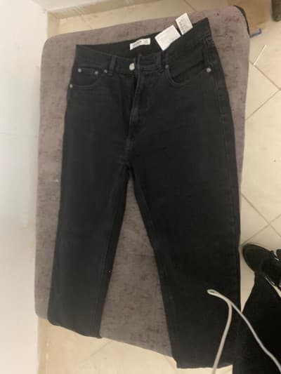 Jeans noir, pull&bears