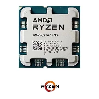 CPU AMD Ryzen 7 7700 Wraith Prism (3.8 GHz / 5.3 GHz)