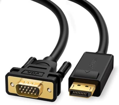 Cable & Adaptateur Display Port To VGA