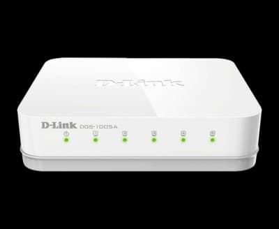 SWITCH DGS-1005A 5 PORT 10/100/1000 GIGABIT UNMANAGED
