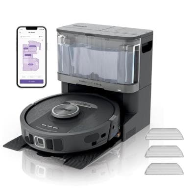 Aspirateur Robot Laveur Shark PowerDetect NeverTouch Autovidant RV2800YEEU