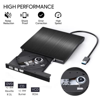 Lecteur Graveur DVD-RW CD-RW Externe USB 3.0