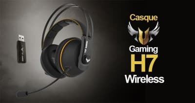 Asus Casque TUF gaming H7 Wireless sans fil //Réf. 2627