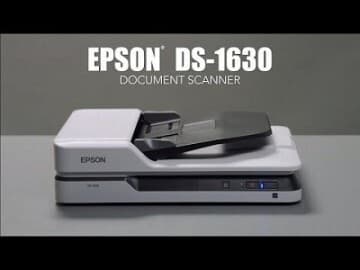 Scanner A4 Epson WorkForce DS 1630 - Scanner A4 avec chargeur document automatique ADF -