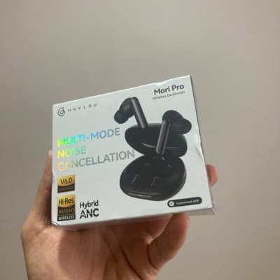 Écouteurs Bluetooth Haylou Mori Pro 6 micros, ANC Hybride سماعات أصليةOriginal