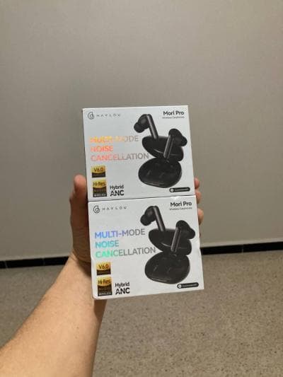 Écouteurs Bluetooth Haylou Mori Pro 6 micros, ANC Hybride سماعات أصليةOriginal