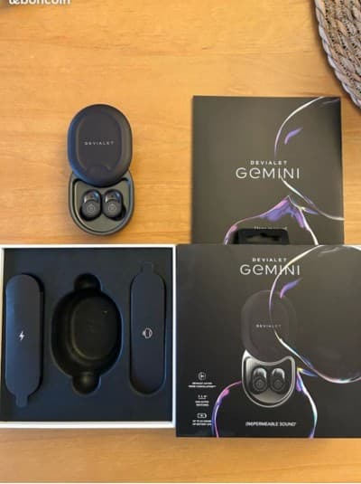 Devialet Gemini écouteurs true wireless à réduction de bruit active