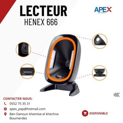 Lecteur code barre henex