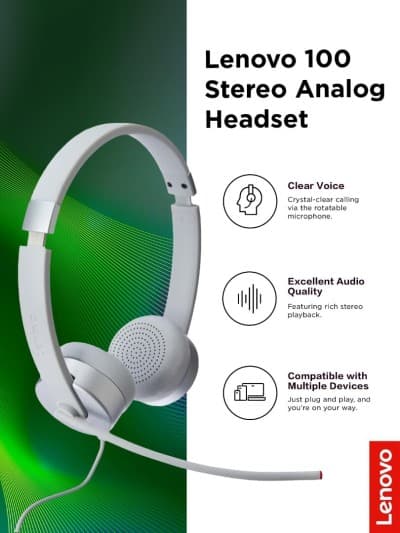 CASQUE OPERATEUR LENOVO 100