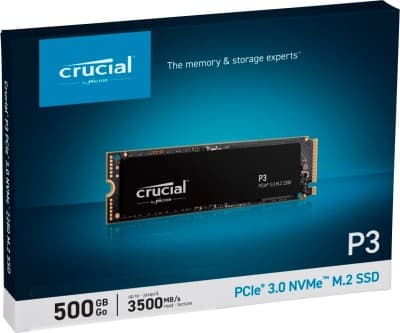 Disque SSD NVME M2 -P3- 500GB
