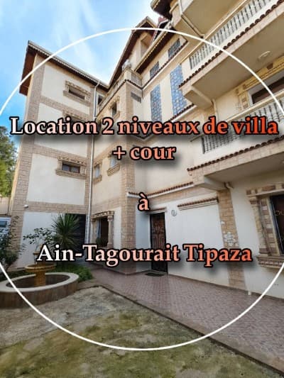 Location Appartement Niveau de villa F5 Tipaza Ain tagourait