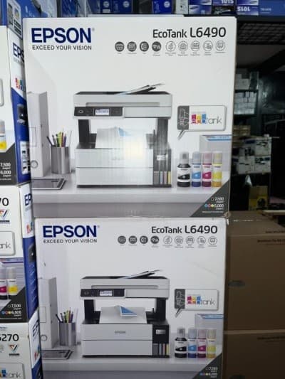 IMPRIMANTE EPSON ECOTANK L6490 MULTIFONCTION A RESERVOIRS COULEUR A4/USB/RECTO-VERSO ADF/FAX/WIFI