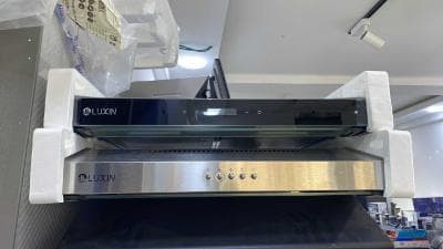 Hottes casquette luxin 60cm Inox/ noir