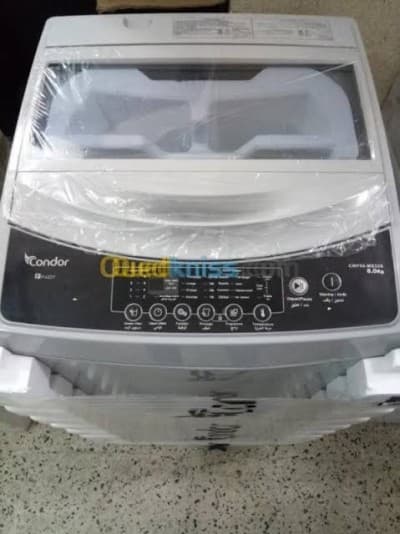 Promotion machine à laver condor 8kg et 10kg automatique top blanche et grise