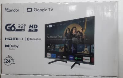 Promotion téléviseur condor 32 pouces Google tv smart