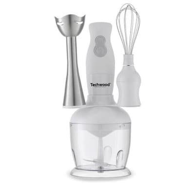 جهاز متعدد الوظائف 3 في 1 - ( Techwood Mixeur Multifonction ( Batteur + Hachoir + Mixeur