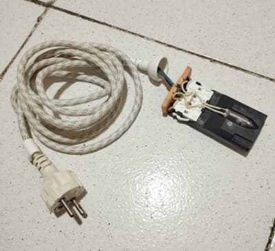 Cordon d'Alimentation pour Fer à Repasser Aquagliss / Aquaspeed / Aquaturbo / Program 8 Calor