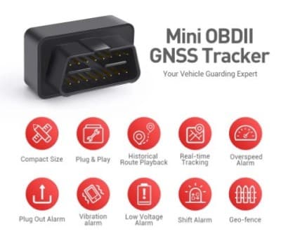 GPS Trackeur de voiture+alarm 2en1 جهاز تتبع السيارة GPS TRACKER, تركيب مجاني