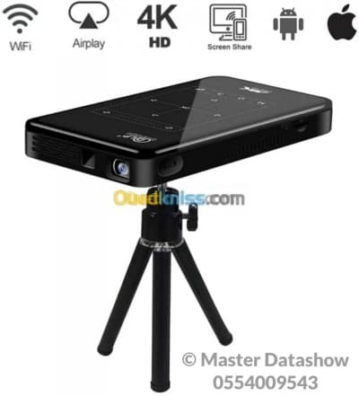 Data Show Projecteur 4K WIFI Bluetooth Datashow Android 9