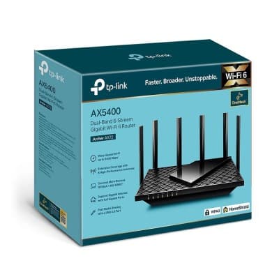 ROUTEUR TP LINK ARCHER AX72 AX5400 BI-BANDE GIGABIT WIFI 6