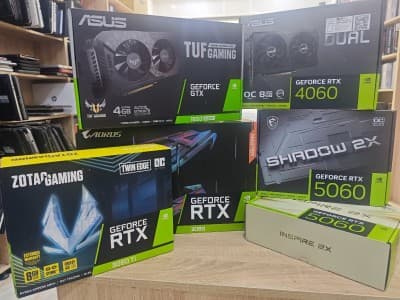 RTX 3080 10GB / RTX 5060 8GB / RTX 3060TI 8GB / RTX 4060 8GB / GTX 1660SUPER 4GB