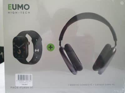 Coffret montre connecté + casque