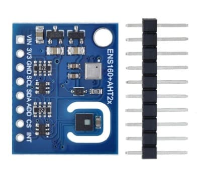 Capteur arduino ENS160 AHT21 qualité de l'air / température / d'humidité / dioxyde de carbone