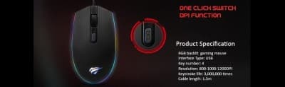 SOURIS HAVIT RGB MS1003