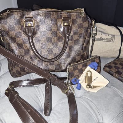 Sac Louis vuitton authentique 25 Damier