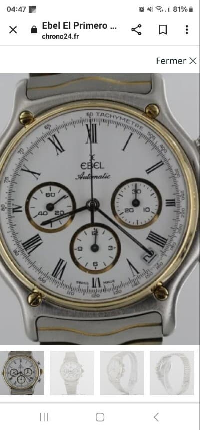 Montre suisse EBEL