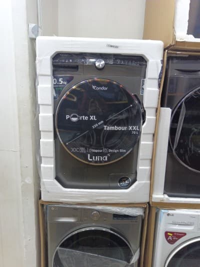 PROMO MACHINE À LAVER CONDOR LUNA GRIS 10.5 KG NEO INVERTER A+++ 10 ANS VAPEUR DE GARANTIE