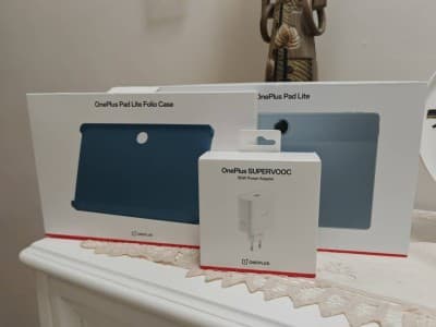 OnePlus Pad Lite | 6/128Go | Pack Complet Folio Case + Chargeur SuperVOOC 80W