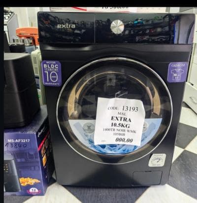 PROMOTION!! Machine laver extra Italian 2026 10.5kg noir blanc et gris 10 ans garantie
