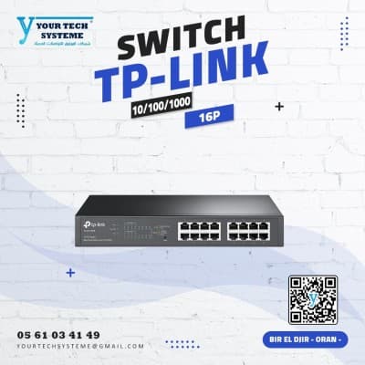 SWITCH TP-LINK 16PORTS 10/100/1000 TL-SG1016D