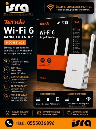 Tenda A23 Wi Fi 6 Range Extender