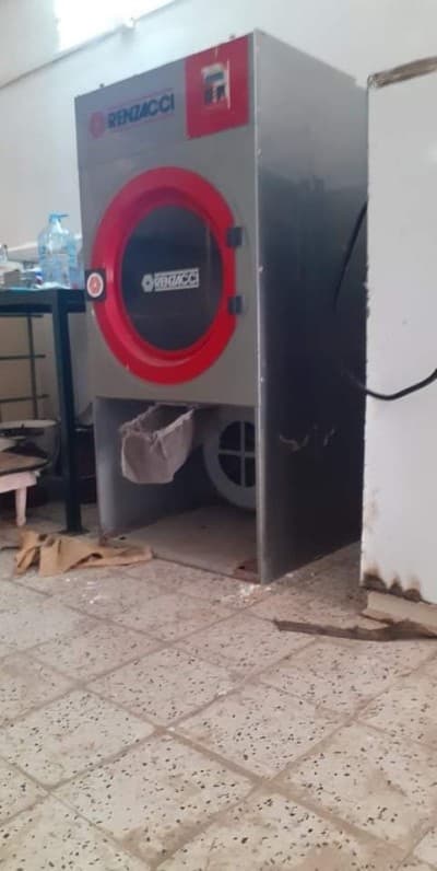 Un matériel de pressing